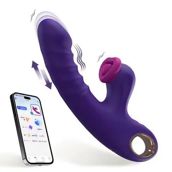 Purple dual-action vibrator from the supplier product range